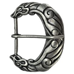 WOLF FENRIR Borre style - belt buckle zinc