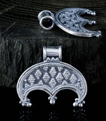 MORAVIA, Lunitsa, Slavs, Vikings, pendant, sterling silver