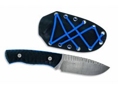 Couteau de chasse + étui Kydex Klasik, bleu