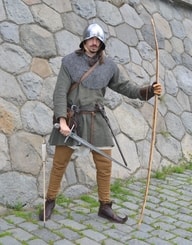 MEDIEVAL ARCHER - MERCENARY, costume rental