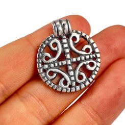 Croix du soleil, Ve siècle, Prague - Zličín, Bohême, petite, argent 925/1000