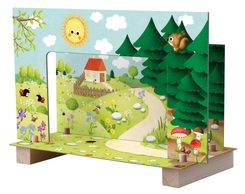 Magnetic theatre With animals in a fairy tale