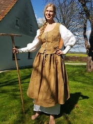 Bauernmädchen - historisches Kostüm
