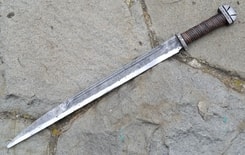 LONG ANGLO-SAXON SCRAMASAX, forged replica
