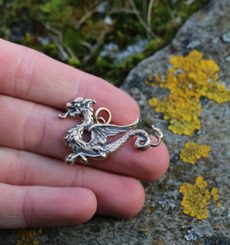 Celtic Dragon, bracelet, bronze