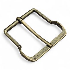 Belt buckle, 15th century, Bohemia, zinc, old brass