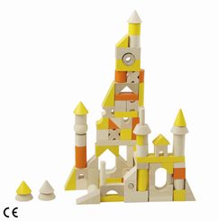 Castle, wooden blocks L