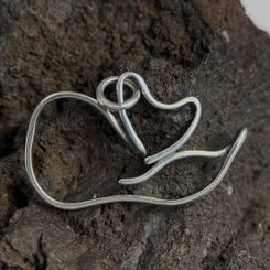 CELTIC FOX, Silver Pendant