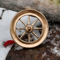 TARANIS WHEEL, bronze Celtic replica