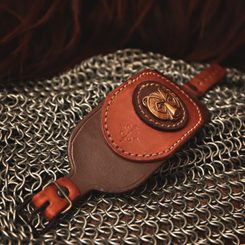 LOKI, bracelet, black, cow leather