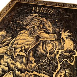 PERUN Wall Decoration, wood 30x40