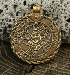 Vadstena Bracteate, bronze pendant