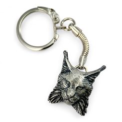 Lynx islander- Lynx, key chain zinc anti-silver