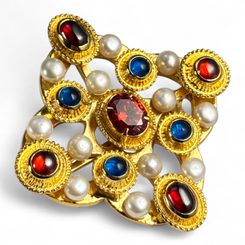 Medieval brooch, Colmar, 14th century