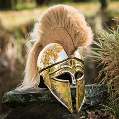 Greek helmet with chokol, brass