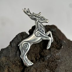 FIANNA, Celtic Deer, bronze bracelet