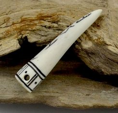 Viking Beard Ring, deer antler