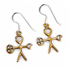 NOAIDI - Chamane sami, boucles d'oreilles, bronze
