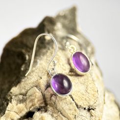 PRAGA, mittelalterlicher Anhänger, Amethyst, Silber 925/1000