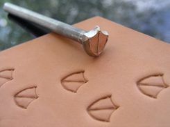 DUCK TRACK, leather stamp