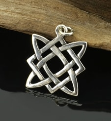 Star of Svarog, silver pendant