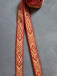 Ceinture tissée à la main, 1 m