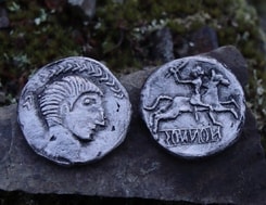 SONNON, keltische Tetradrachme, Replik