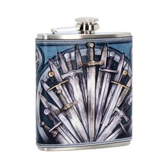 Medieval Sword Hip Flask 7oz