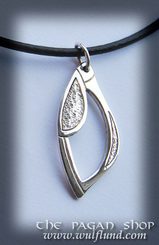 Celtic Necklace, handcrafted silver pendant, XVIII
