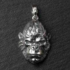 GORILA, pendant, silver 925 14g