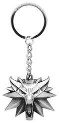 The Witcher 3 keychain, wolf medallion