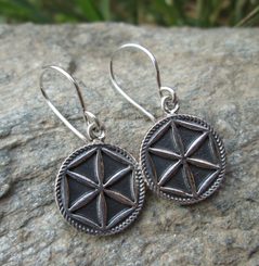 PERUNIKA, silver earrings