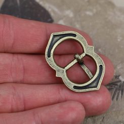 MEDIEVAL BELT BUCKLE, Moravia Magna zinc alloy
