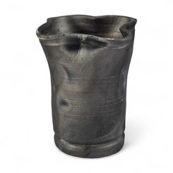 Medieval cup, small, smoked ceramics