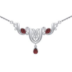 NECKLACE OF THE LADY OF THE COURT, silver, Ag 925