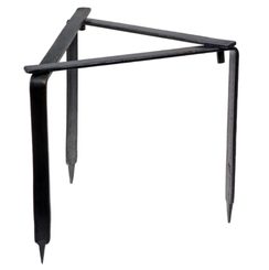 HANDFORGED PAN STAND - foldable, portable