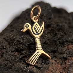 Celtic Bull from Bull Rock Cave, Moravia, figure bronze