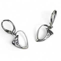 CŒURS CELTIQUES, bracelet en argent, Ag 925