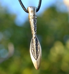 GUNGNIR, Speer des Odin, Amulett, Bronze
