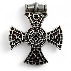 ANGLO-Saxon Cross, Ixworth, England - pendant, gold