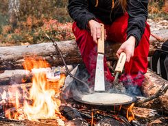 BETULA, carved birch spoon