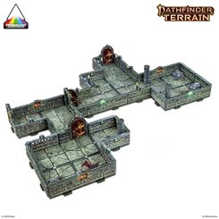 Dungeons & Lasers: PATHFINDER TERRAIN: ABOMINATION VAULTS Pre-painted