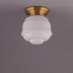 FRONTIER, Ceiling Lamp, brass angular fixture