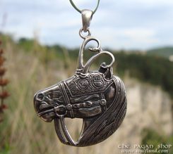 Keltisches Schlachtross, Talisman, Silber 925
