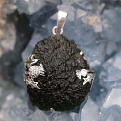 Levona Silver MOLDAVITE Ring