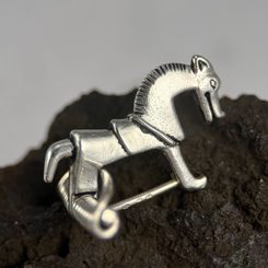 Luxury Buckle for Executive Belts, silver