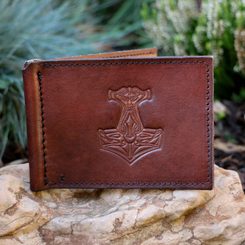 THORSHAMMER, Brieftasche aus Leder - Dollarschein