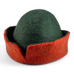 Medieval felt hat, wool