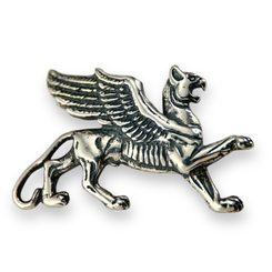 SCYTHIAN GRIFFIN, silver pendant by Wulflund, Ag 925
