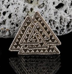 VALKNUT, Wikinger, Schmuck, Anhänger, Bronze